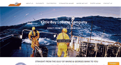 Desktop Screenshot of littlebaylobster.com